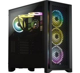 CORSAIR iCUE 4000D RGB Mid-Tower Black