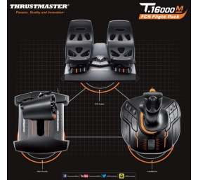 Thrustmaster | Joystick T 16000M Flight Pack | Black