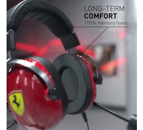 Thrustmaster | Gaming Headset | DTS T Racing Scuderia Ferrari Edition | Wired | Over-Ear | Red/Black