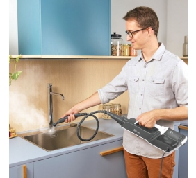 Polti | Steam mop with integrated portable cleaner | PTEU0304 Vaporetto SV610 Style 2-in-1 | Power 1500 W | Steam pressure Not Applicable bar | Water tank capacity 0.5 L | Grey/White