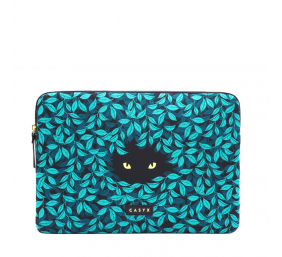 Casyx | SLVS-000001 | Casyx for MacBook | Fits up to size 13 ”/14 " | Sleeve | Spying Cat | Waterproof