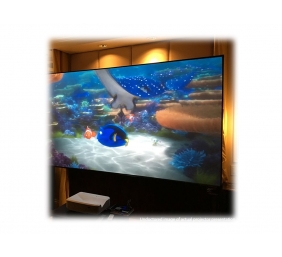 Fixed Frame Projection Screen | AR120H-CLR3 | Diagonal 120 " | 16:9 | Black