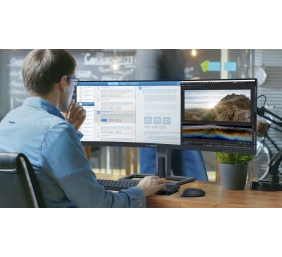 Philips | Curved Business Monitor | 45B1U6900C/00 | 44.5 " | VA | HDR | 32:9 | 75 Hz | 4 ms | 5120 x 1440 pixels | 450 cd/m² | HDMI ports quantity 2 | Black | Warranty 24 month(s)