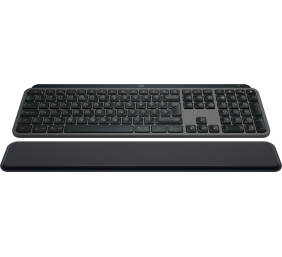 Logitech MX Keys S Belaidė klaviatūra + Atrama riešui, Bluetooth, Illuminated, US, Graphite