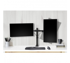 Kensington K55409WW SmartFit Ergo Dual Extended Monitor Arm Monitoriaus laikiklis, Juoda