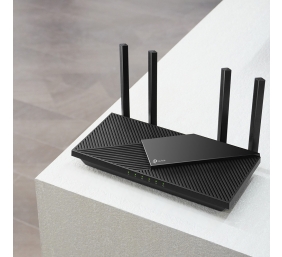 AX3000 Dual Band Gigabit Wi-Fi 6 Router | Archer AX55 Pro | 802.11ax | 574+2402 Mbit/s | 10/100/1000 Mbit/s | Ethernet LAN (RJ-45) ports 3 | Mesh Support Yes | MU-MiMO Yes | No mobile broadband | Antenna type External