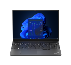 Lenovo | ThinkPad E16 | Black | 16 " | IPS | WUXGA | 1920 x 1200 | Anti-glare | Intel Core i7 | i7-1355U | 16 GB | DDR4-3200 | SSD 512 GB | Intel Iris Xe Graphics | Windows 11 Pro | 802.11ax | Bluetooth version 5.1 | Keyboard language English | Keyboard b