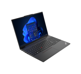 Lenovo | ThinkPad E16 | Black | 16 " | IPS | WUXGA | 1920 x 1200 | Anti-glare | Intel Core i7 | i7-1355U | 16 GB | DDR4-3200 | SSD 512 GB | Intel Iris Xe Graphics | Windows 11 Pro | 802.11ax | Bluetooth version 5.1 | Keyboard language English | Keyboard b