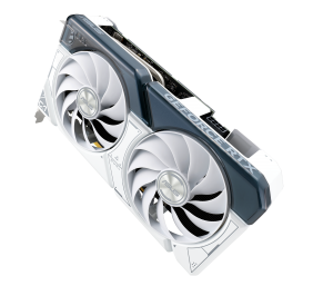 Asus | DUAL-RTX4060-O8G-WHITE | NVIDIA | 8 GB | GeForce RTX 4060 | GDDR6 | HDMI ports quantity 1 | PCI Express 4.0 | Memory clock speed 17000 MHz