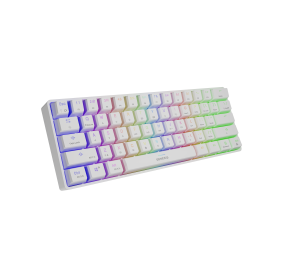 Genesis | THOR 660 RGB | White | Mechanical Gaming Keyboard | Wireless | RGB LED light | US | Bluetooth | USB Type-C | 588 g | Gateron Brown