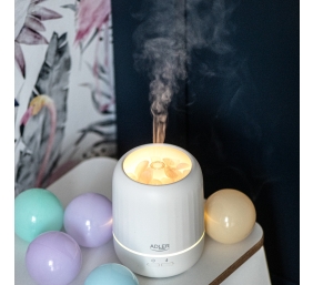 Adler | Ultrasonic aroma diffuser 3in1 | AD 7968 | Ultrasonic | Suitable for rooms up to 25 m² | White