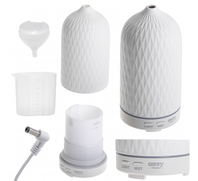 Camry | Ultrasonic aroma diffuser 3in1 | CR 7970 | Ultrasonic | Suitable for rooms up to 25 m² | White