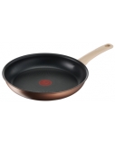 TEFAL | Frying Pan | G2540553 Eco-Respect | Frying | Diameter 26 cm | Suitable for induction hob | Fixed handle | Copper