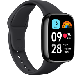 Redmi Watch 3 Active | Smart watch | GPS (satellite) | AMOLED | Waterproof | Black