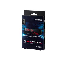 Samsung | 990 PRO with Heatsink | 4000 GB | SSD form factor M.2 2280 | Solid-state drive interface M.2 NVME | Read speed 7450 MB/s | Write speed 6900 MB/s