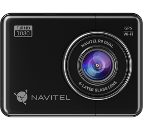 Navitel | R9 DUAL | Wi-Fi | Two-channel Full HD Dashcam | Audio recorder