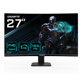 Gigabyte | Monitor | GS27F EU | 27 " | IPS | 165 Hz | 1 ms | 1920 x 1080 pixels | 300 cd/m² | HDMI ports quantity 2 | Black