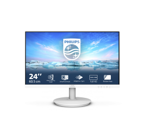 Philips | Monitor | 241V8AW/00 | 23.8 " | IPS | 16:9 | 75 Hz | 4 ms | 1920 x 1080 pixels | 250 cd/m² | White