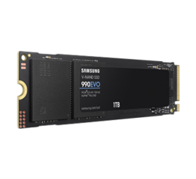 Samsung | SSD | 990 EVO | 1000 GB | SSD form factor M.2 2280 | Solid-state drive interface PCIe NVMe Gen 4.0 x 4 | Read speed 5000 MB/s | Write speed 4200 MB/s