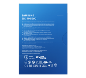 Samsung | SSD | 990 EVO | 1000 GB | SSD form factor M.2 2280 | Solid-state drive interface PCIe NVMe Gen 4.0 x 4 | Read speed 5000 MB/s | Write speed 4200 MB/s