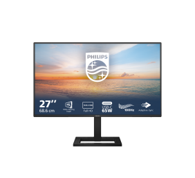 Philips | 27E1N1300AE/00 | 27 " | IPS | 16:9 | 100 Hz | 4 ms | 1920 x 1080 pixels | 250 cd/m² | HDMI ports quantity 1 | Warranty 36 month(s)