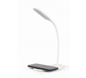 Gembird | Desk lamp with wireless charger | TA-WPC10-LED-01-W