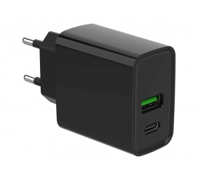 Gembird 2-port 20W USB Fast Charger | TA-UC-PDQC20-01-BK