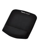 Fellowes | Mouse pad with wrist support PlushTouch | Mouse pad with wrist pillow | 238 x 184 x 25.4 mm | Black