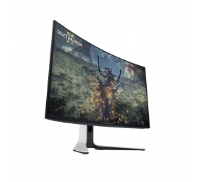 Dell | Curved Screen Gaming Monitor | AW3225QF | 31.6 " | OLED | 4K UHD | 16:9 | 240 Hz | 0.03 ms | 3840 x 2160 pixels | 1000 cd/m² | Power connector, Security-lock slot, Joystick, USB-A, USB-B, USB-C, HDMI, DispalyPort | HDMI ports quantity 2 | White / B