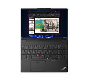 Lenovo | ThinkPad E16 | Black | 16 " | IPS | WUXGA | 1920 x 1200 pixels | Anti-glare | Intel Core U5 | 125U | 16 GB | SO-DIMM DDR5 | Solid-state drive capacity 512 GB | Intel Graphics | Windows 11 Pro | 802.11ax | Bluetooth version 5.3 | Keyboard language