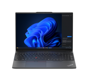 Lenovo | ThinkPad E16 | Black | 16 " | IPS | WUXGA | 1920 x 1200 pixels | Anti-glare | Intel Core U5 | 125U | 16 GB | SO-DIMM DDR5 | Solid-state drive capacity 512 GB | Intel Graphics | Windows 11 Pro | 802.11ax | Bluetooth version 5.3 | Keyboard language