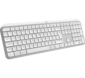 Logitech MX Keys S Belaidė klaviatūra, RF Wireless+Bluetooth, Illuminated, US Int, Pale Gray