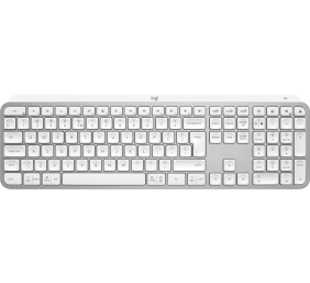 Logitech MX Keys S Belaidė klaviatūra, RF Wireless+Bluetooth, Illuminated, US Int, Pale Gray