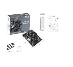 ASUS PRIME A520M-R | Asus | Processor family AMD A520 | Processor socket 1 x Socket AM4 | 2 DIMM slots - DDR4, ECC, unbuffered | Supported hard disk drive interfaces SATA-600 (RAID), 1 x M.2 | Number of SATA connectors 4