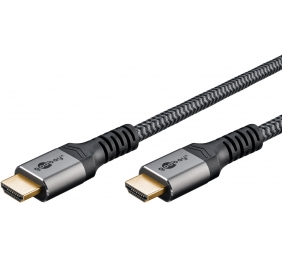 Goobay High Speed HDMI Cable with Ethernet | Black | HDMI to HDMI | 1 m