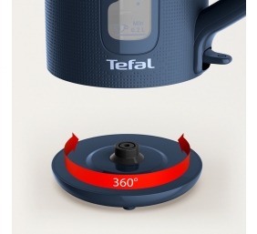 TEFAL Morning Kettle | KO2M0410 | Electric | 2400 W | 1.7 L | Plastic | 360° rotational base | Blue