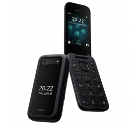 Nokia | 2660 Flip | Yes | Unisoc | Black | 2.8 " | TFT LCD | 0 GB | Dual SIM | Nano-SIM | Bluetooth | 4.2 | Main camera 0.3 MP | 1450  mAh