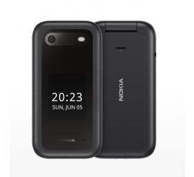 Nokia | 2660 Flip | Yes | Unisoc | Black | 2.8 " | TFT LCD | 0 GB | Dual SIM | Nano-SIM | Bluetooth | 4.2 | Main camera 0.3 MP | 1450  mAh