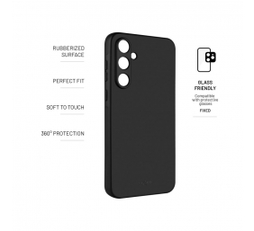 Fixed | Story | Back cover | Samsung | Galaxy A55 5G | Rubberized | Black