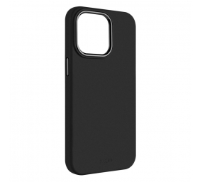 Fixed | MagFlow | Back cover | Apple | iPhone 15 Pro | Liquid silicon | Black