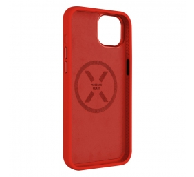 Fixed | MagFlow | Back cover | Apple | iPhone 15 Plus | Liquid silicon | Red