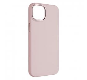 Fixed | MagFlow | Back cover | Apple | iPhone 15 Plus | Liquid silicon | Pink