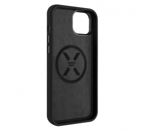 Fixed | MagFlow | Back cover | Apple | iPhone 15 | Liquid silicon | Black