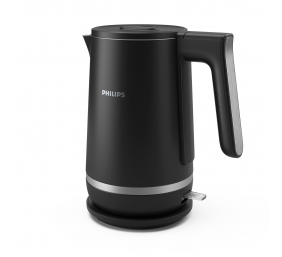 Philips Double Walled Kettle | HD9395/90 | Electric | 2200 W | 1.7 L | Stainless steel/Plastic | 360° rotational base | Black