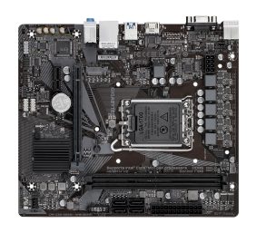 Gigabyte | H610M H V2 G1.0 | Processor family Intel | Processor socket LGA1700 | DDR5 | Supported hard disk drive interfaces M.2, SATA | Number of SATA connectors 4