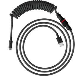 HP HyperX USB-C Coiled Cable Gray-Black