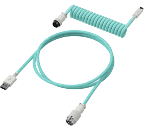 HP HyperX USB-C Coiled Cable Light Green