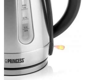 Princess Kettle | 236023 | Electric | 2200 W | 1 L | Stainless Steel | 360° rotational base | Silver