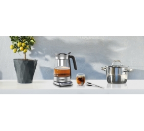 Muse MS-320T | Tea Kettle | 2200 W | 1.2 L | Stainless steel | 360° rotational base | Stainless steel/Black