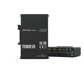 Teltonika Ethernet Switch | TSW010 | Unmanaged | Wall-mountable | 10/100 Mbps (RJ-45) ports quantity 5